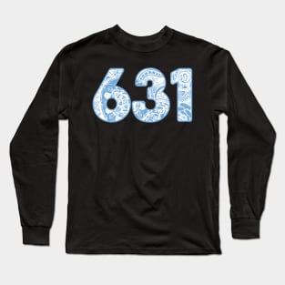 631 - blue Long Sleeve T-Shirt